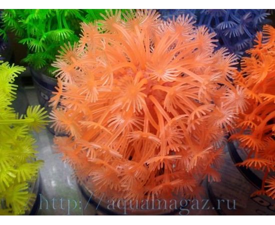 Коралл искуственный RED SEA Клавулярия ( Clavularia) розовый