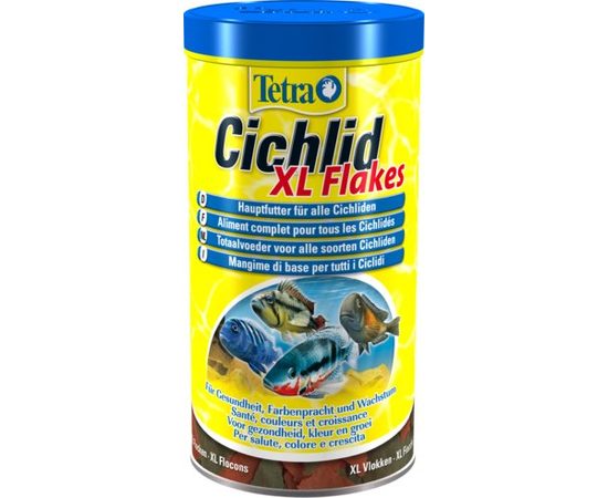 TetraCichlid XL корм для всех видов цихлид, крупные хлопья 1 л