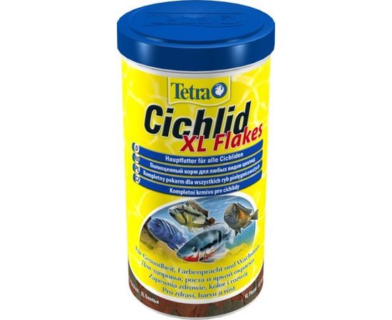 TetraCichlid XL корм для всех видов цихлид, крупные хлопья 1 л