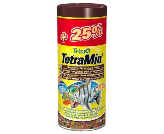 TetraMin корм для всех видов рыб в виде хлопьев 1 л + бонус 25 %