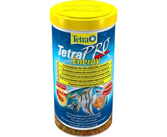 TetraPro Energy Crisps корм-чипсы для всех видов рыб для дополнительной энергии 1 л