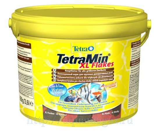 TetraMin XL корм для всех видов рыб в виде хлопьев 3,6 л