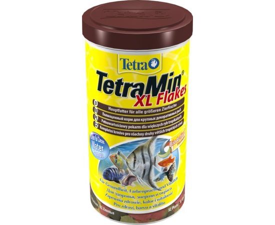 TetraMin XL корм для всех видов рыб крупные хлопья 1 л