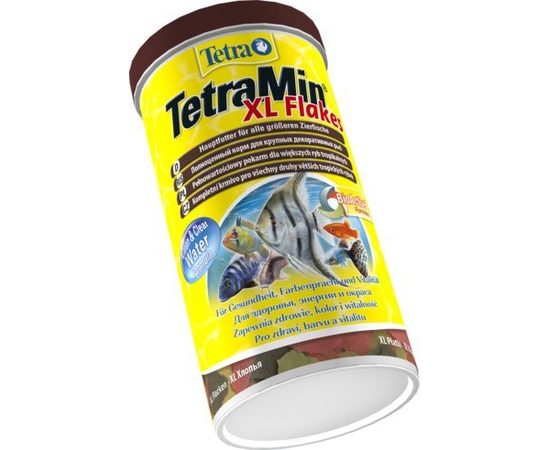 TetraMin XL корм для всех видов рыб крупные хлопья 1 л