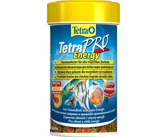 TetraPro Energy Crisps корм-чипсы для всех видов рыб для дополнительной энергии 100 мл