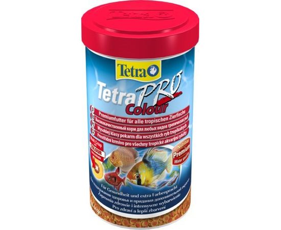 TetraPro Color Crisps корм-чипсы для улучшения окраса всех декоративных рыб 500 мл