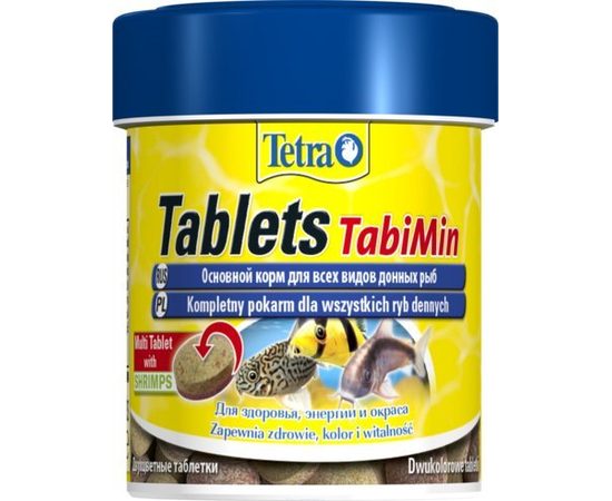 TetraTabletsTabiMin корм для всех видов донных рыб 120 таб.
