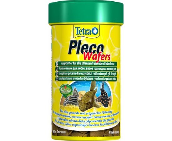 TetraPleco Wafer корм для сомиков-присосок 100 мл