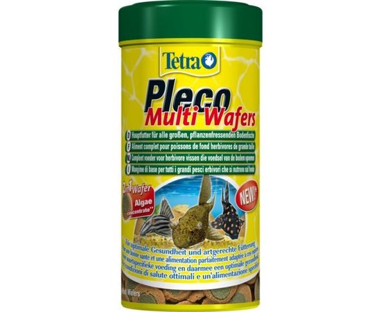 TetraPleco Multi Wafers корм для сомов крупные чипсы 250 мл