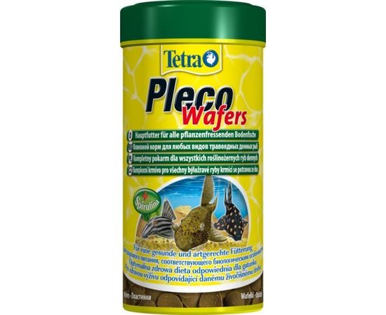 TetraPleco Wafer корм для сомиков-присосок 250 мл