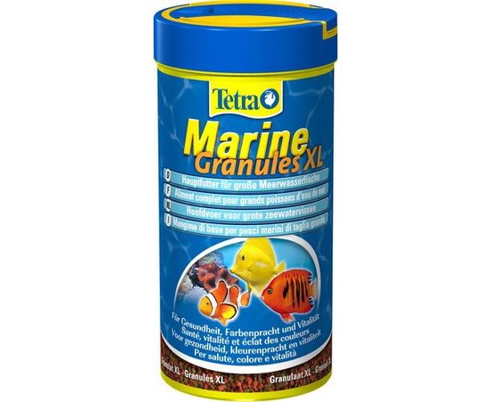 TetraMarine Granules XL корм для морских рыб крупные гранулы 250 мл