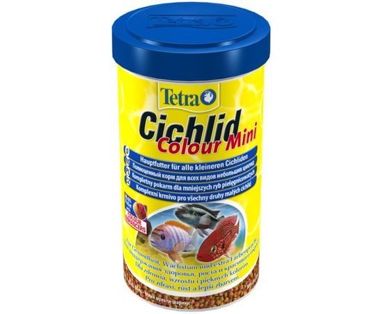 TetraCichlid Colour Mini корм для всех видов цихлид для улучшения окраса 500 мл