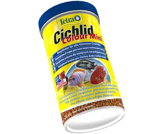 TetraCichlid Colour Mini корм для всех видов цихлид для улучшения окраса 500 мл