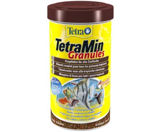 TetraMin Granules 500мл Основной корм для всех видов аквариумных рыбок TetraMin Granules 500мл Основной корм для всех видов аквариумных рыбок