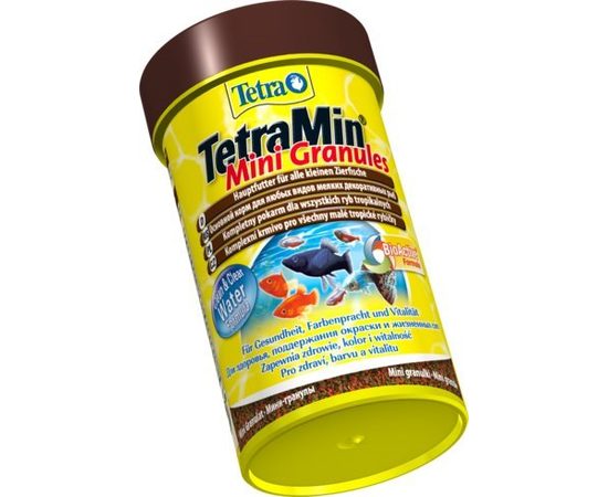 TetraMin Mini Granules корм в mini гранулах для молоди и мелких рыб 100 мл TetraMin Mini Granules корм в mini гранулах для молоди и мелких рыб 100 мл