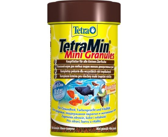 TetraMin Mini Granules корм в mini гранулах для молоди и мелких рыб 100 мл TetraMin Mini Granules корм в mini гранулах для молоди и мелких рыб 100 мл