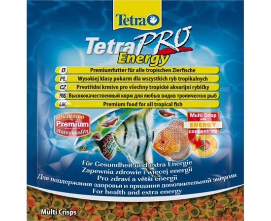 TetraPro Energy Crisps корм для рыб в чипсах для доп.энергии 12 г sachet