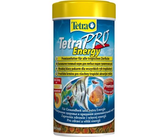 TetraPro Energy Crisps корм-чипсы для всех видов рыб для дополнительной энергии 250 мл