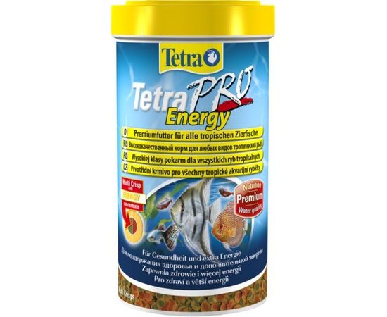 TetraPro Energy Crisps корм-чипсы для всех видов рыб для дополнительной энергии 500 мл