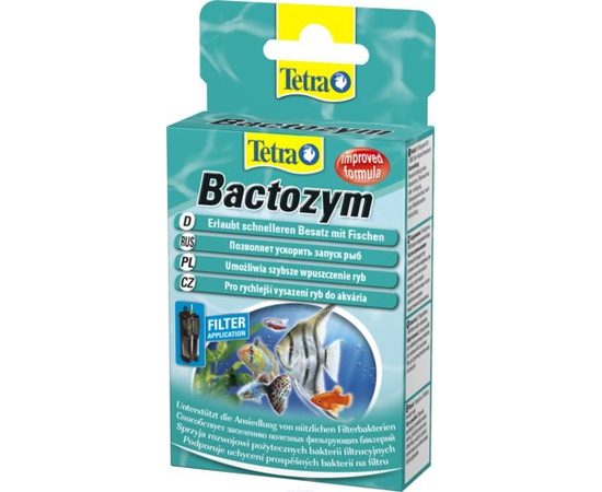 Tetra Bactozym средство для биологического запуска аквариума 10 капсул