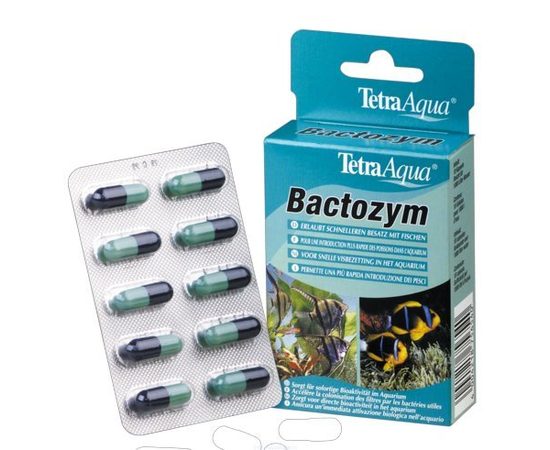 Tetra Bactozym средство для биологического запуска аквариума 10 капсул