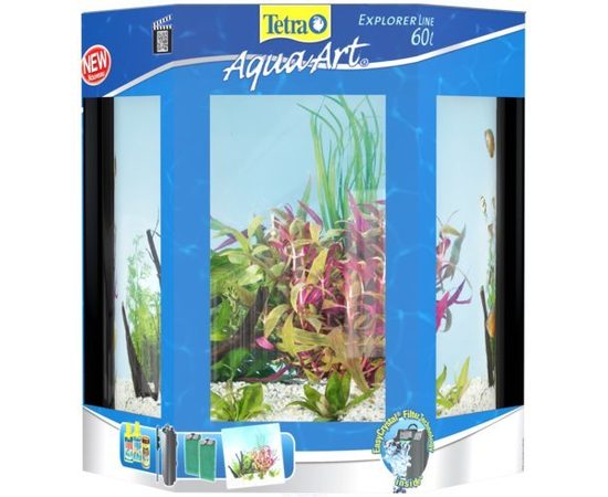 Tetra AquaArt Tropical 60 л - аквариумный комплекс &quotПолумесяц&quot