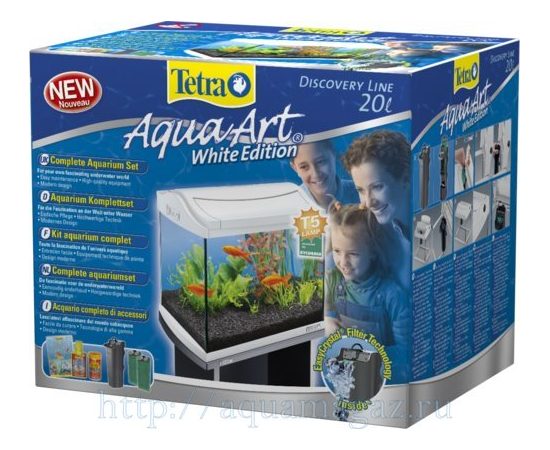 Tetra AquaArt аквариумный комплекс 20 л белый