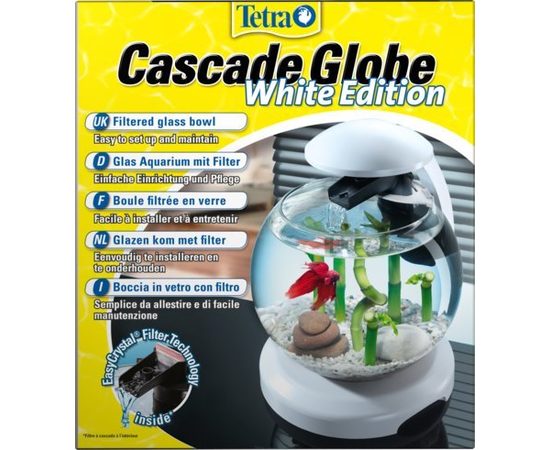 Tetra Cascade Globe White аквариумный комплекс белый 6,8 л