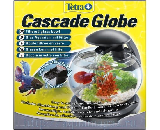 Tetra Cascade Globe аквариумный комплекс черный 6,8 л