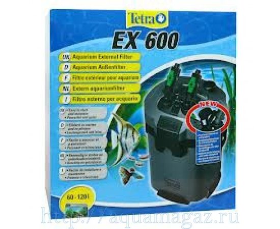 Tetra EX 600 Plus внешний фильтр для аквариумов 60-120 л