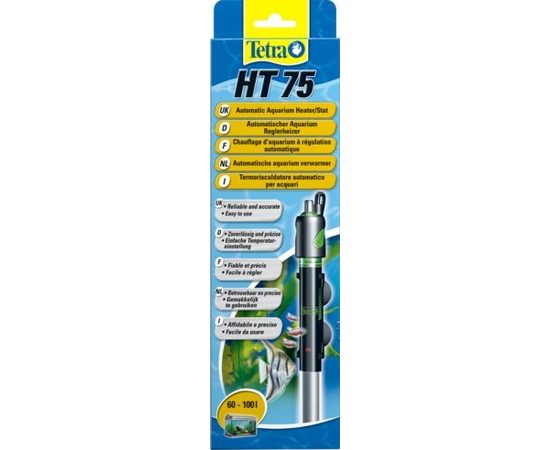TetraTec HT 75 терморегулятор 75Bт для аквариумов 60-100 л
