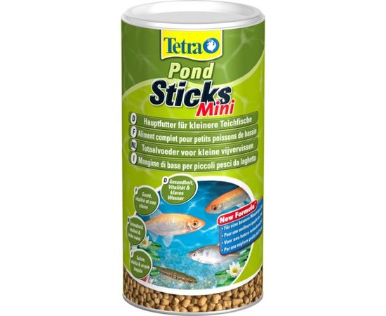 Tetra Pond Sticks MINI корм для мелких прудовых рыб мини-палочки 1 л