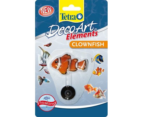 Клоун Tetra Deco Art Clownfish искусственная плавающая рыбка
