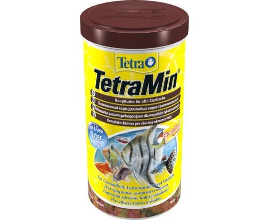 TetraMin корм для всех видов рыб в виде хлопьев 1 л