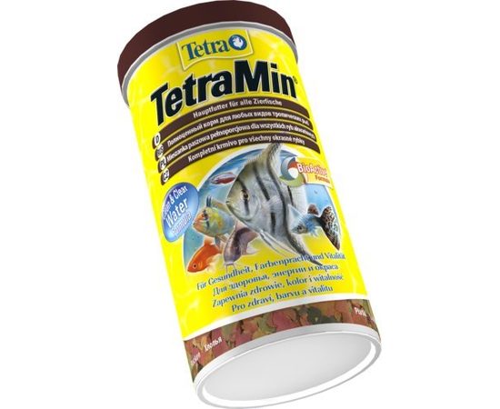 TetraMin корм для всех видов рыб в виде хлопьев 1 л