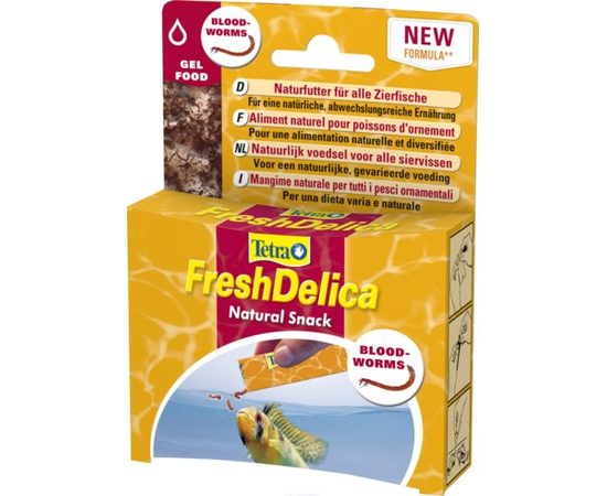 TetraFreshDelica Bloodworms корм мотыль в желе 48 г