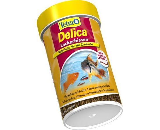 TetraDelica Rote Muckenlarven сублимированный мотыль 100 мл