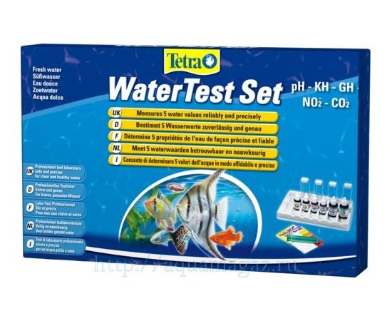 Набор тестов Tetra WaterTest GH kH NO2 pH CO2