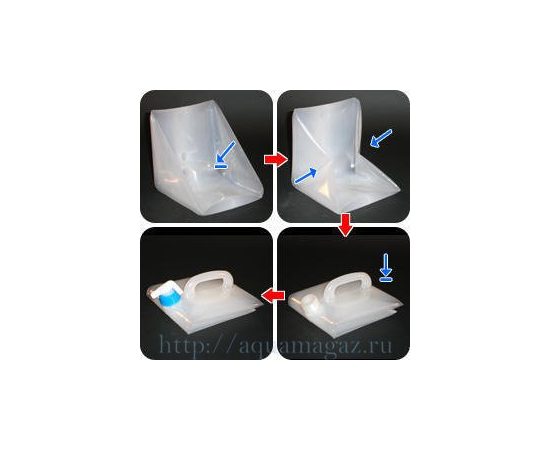 Складной контейнер для приготовления морской воды 5л