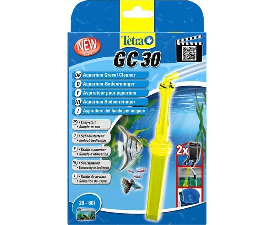 TetraTec GC30 грунтоочиститель (сифон) малый для аквариумов от 20-60 л