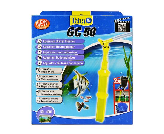 TetraTec GC50 грунтоочиститель (сифон) большой для аквариумов от 50-400 л