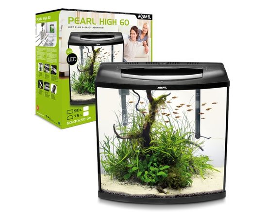 Аквариум  PEARL  HIGH 60 прямой 90л 60х30х50см
