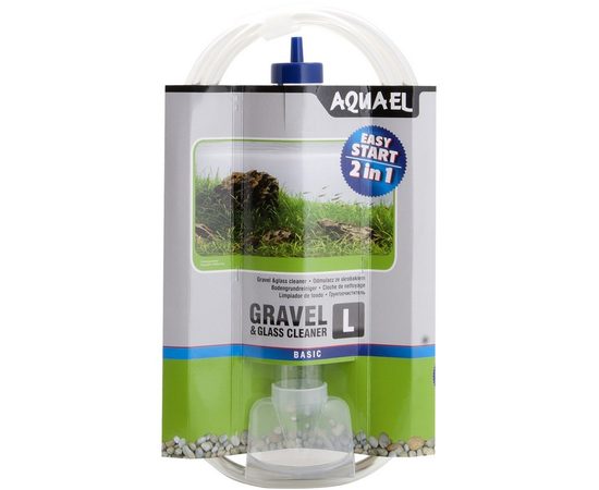 Очиститель аквариумного грунта L со скребком 33см AQ-222875