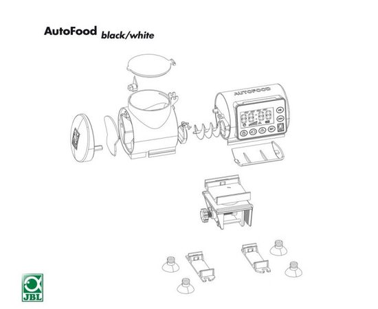 JBL AutoFood WHITE Food chamber lid - сменная крышка контейнера, белая