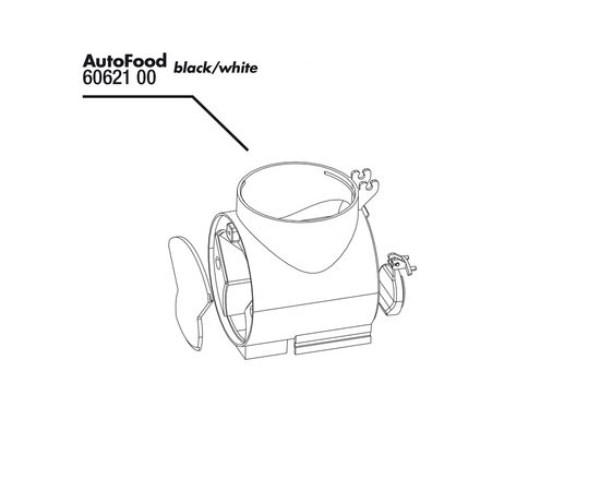 JBL AutoFood Food Container - Прозрачный сменный контейнер для JBL AutoFood