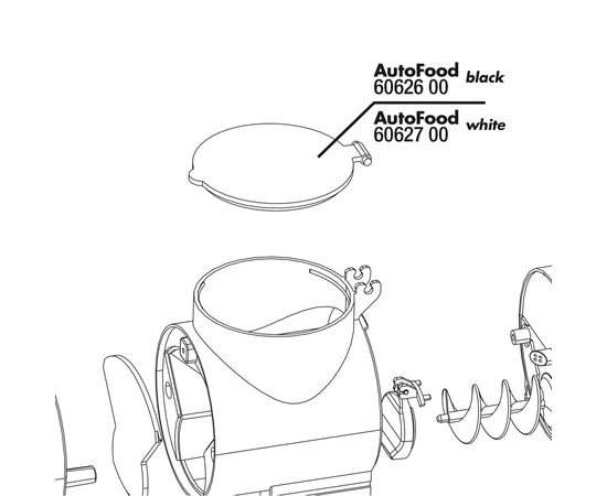 JBL AutoFood WHITE Food chamber lid - сменная крышка контейнера, белая