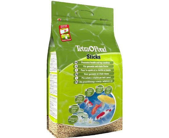 Pond Sticks 7л, корм для прудовых рыб, гранулы для основного питания