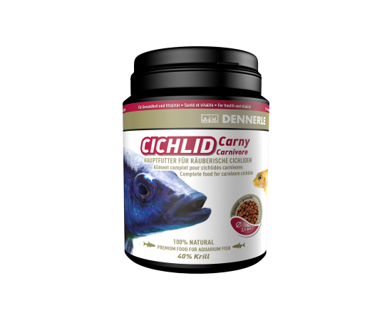 Корм для плотоядных цихлид Гранулы Dennerle Cichlid Carny100 г DEN7518