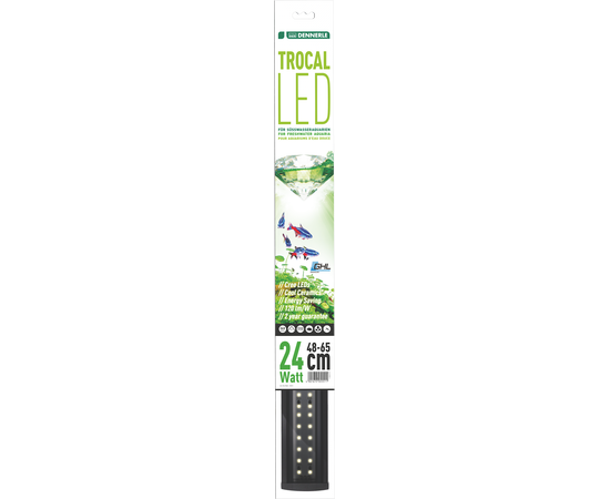 Светодиодный светильник, 50 см, для пресноводных аквариумов шириной 48-65 см Dennerle Trocal LED 50 DEN5551