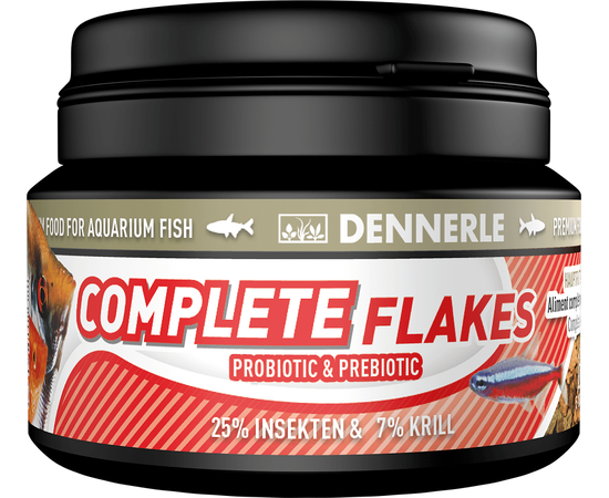 Dennerle Complete Flakes - Основной корм в форме хлопьев для аквариумных рыб, 19 гc